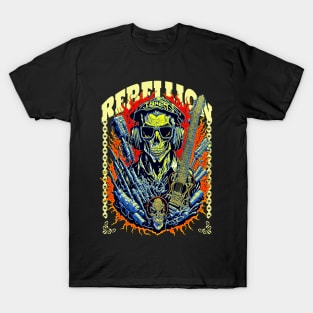 ROCK & ROLL TECHNO PUNK GUITAR T-Shirt